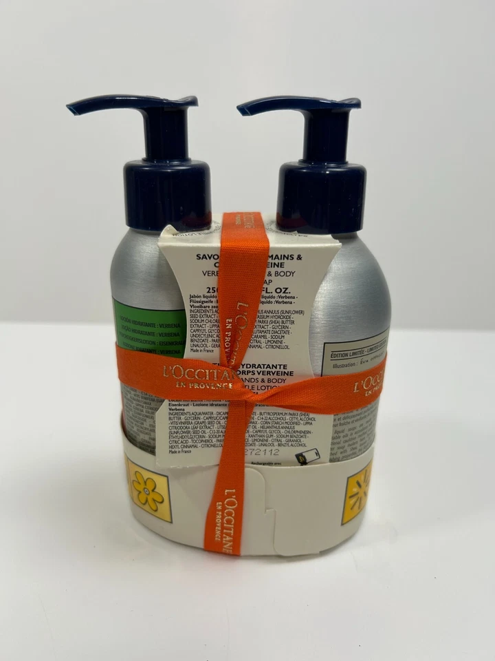 L'Occitane Verbena Jabón Líquido Jabón y Loción Jabón para Manos y Cuerpo Set Bomba Recargable Foto 2 de 4