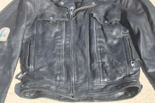 Harley Davidson Herren Lederjacke Gr. M schwarz Nevada 98122-03VL ohne Innenfutter - Bild 3 von 16