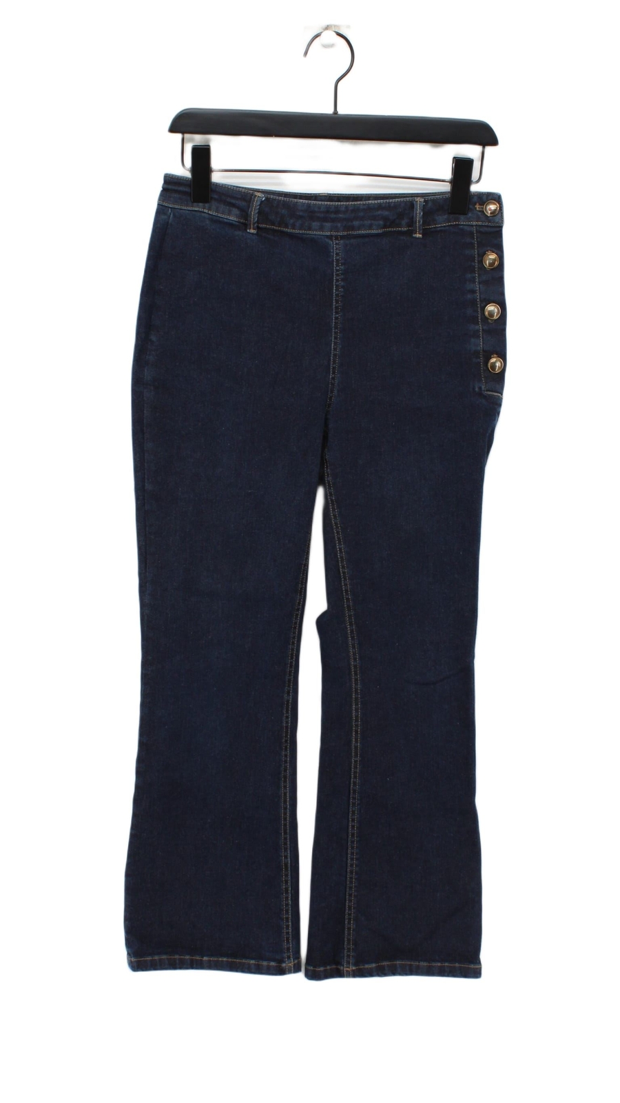 ALTRA Massimo Dutti Leggings Donna UK 12 Blu 100% Altro Intero Lunghezza