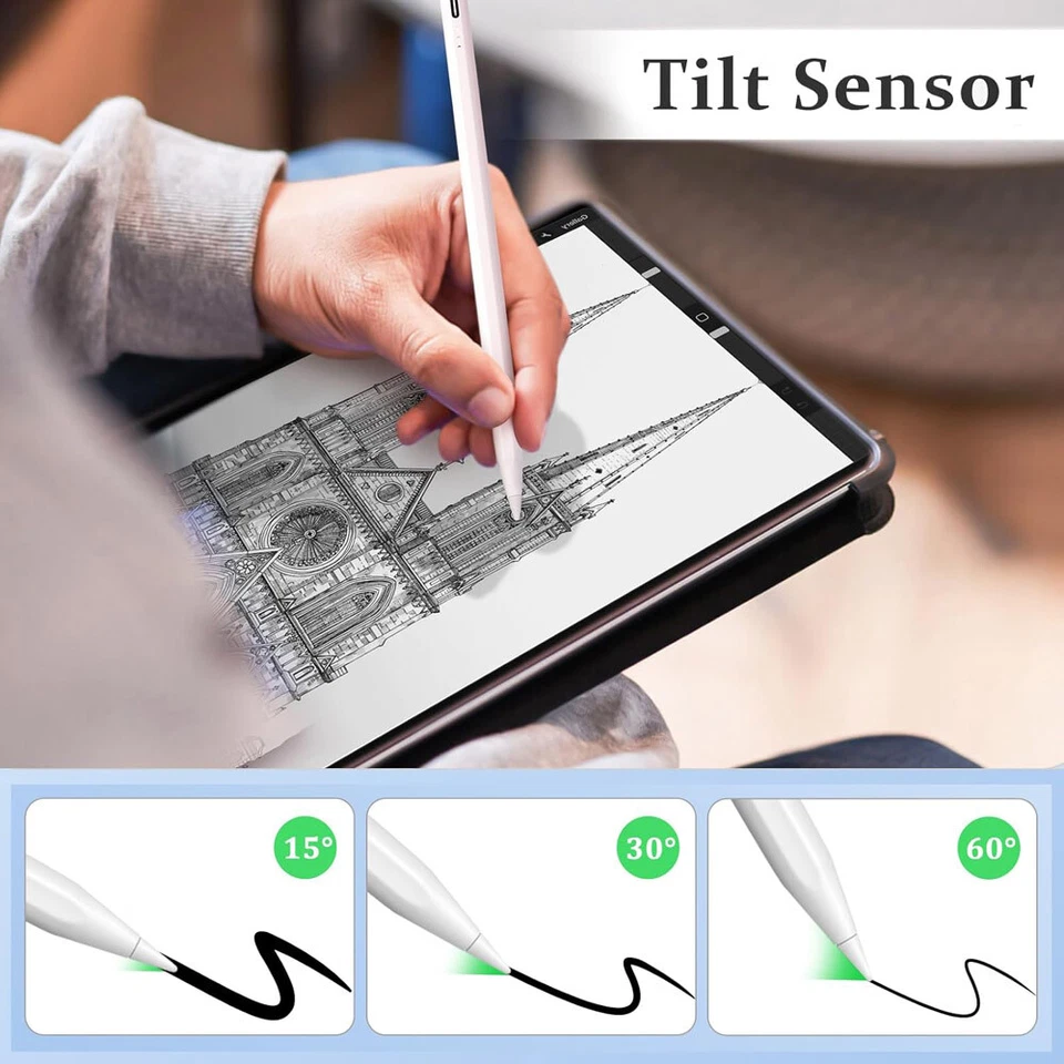 Stylus Pen Compatible w/ iPad 10/9/8/7/6th Gen/Pro 11/12.9''/ Mini 5/6th Air 5th - Image 3 of 4