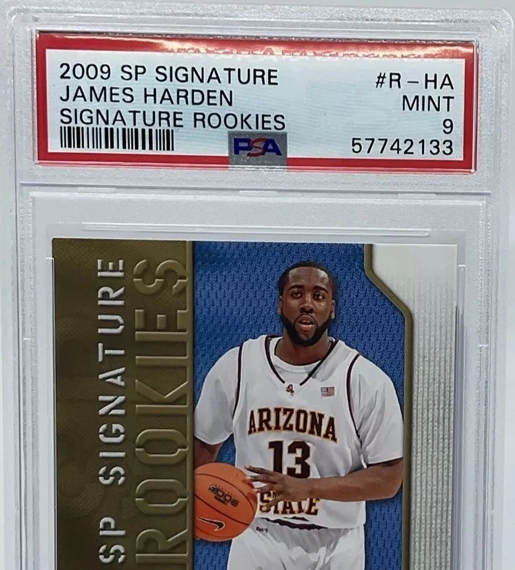 James Harden дебютант с автографом PSA 9 -2009 SP Signatures /199 Clippers, ASU Sun Devils - Изображение 2 из 4