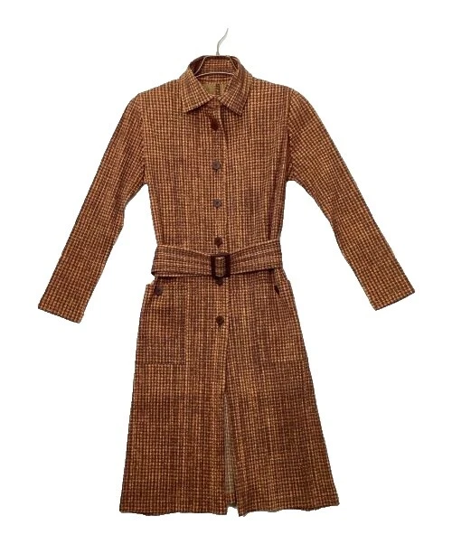 ISSEY MIYAKE Brown Regular Size Coats, Jackets & Vests for Women