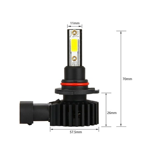 9145 9140 LED Fog Light Bulbs 6000K for Toyota Tacoma 2005-2011 Tundra 2007-2013 - Picture 2 of 12
