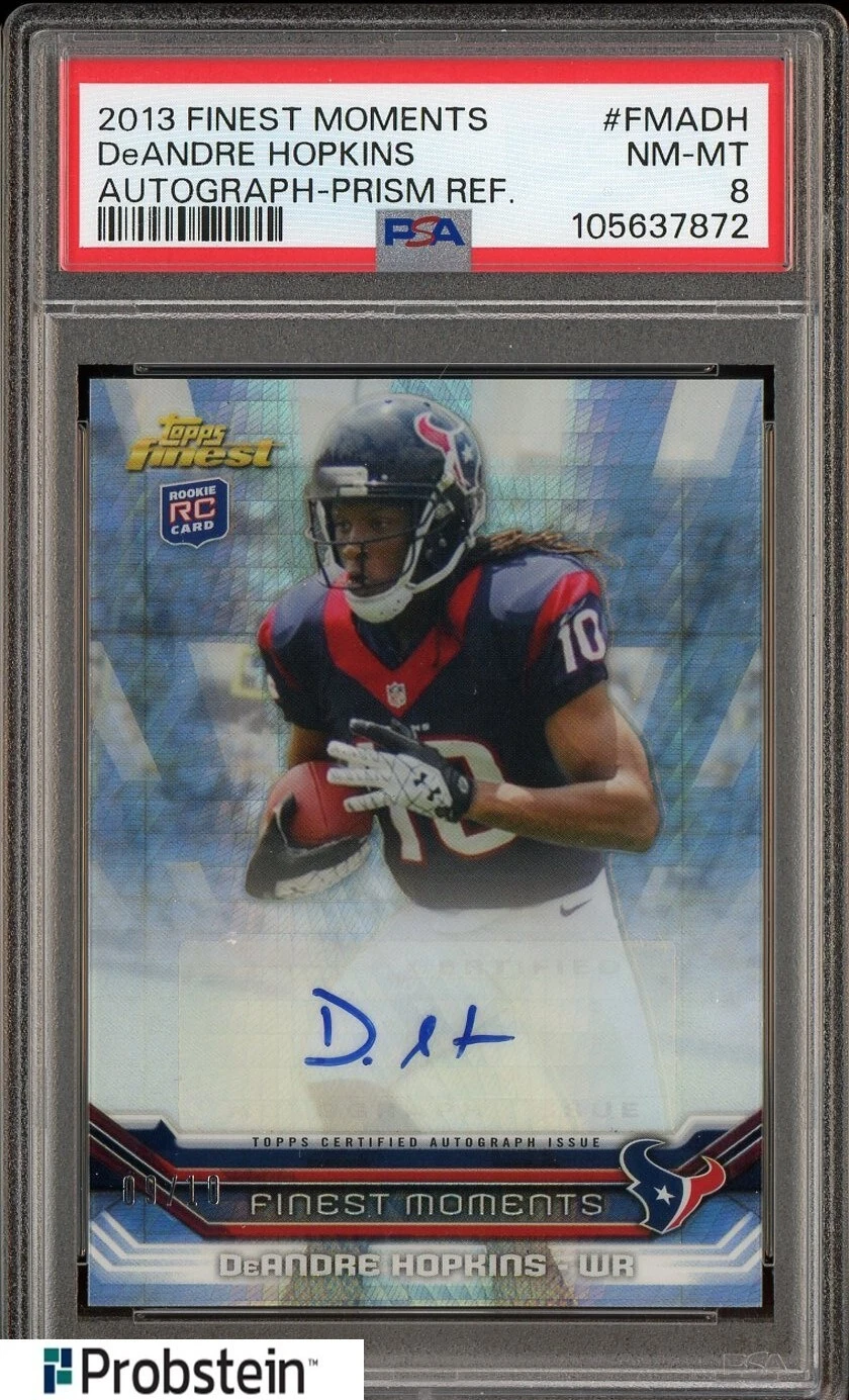 DeAndre Hopkins Finest Moments Autographs #FMADH Prism Refractor