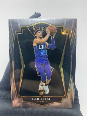 2020-21 Panini Select LAMELO BALL Rookie Premier Level Base #183 HORNETS RC E1