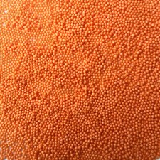 BRIGHT ORANGE 100's &1000's EDIBLE CAKE BALLS / SPRINKLES