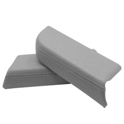 2x Fits 2009-2015 Honda Pilot Leather Rear Door Panel Armrest Cover Gray Durable