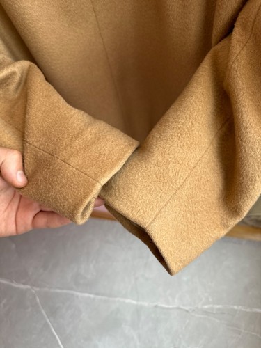 Ermenegildo Zegna Soft Wool Zip Coat Jacket Puffer Lining Camel Size M - Picture 12 of 24