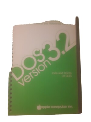 Apple Computer Inc dos Version 3.2 heft