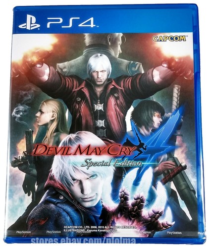 Capcom Devil May Cry 4 Special Edition PS4 Game Pizza Box Cover