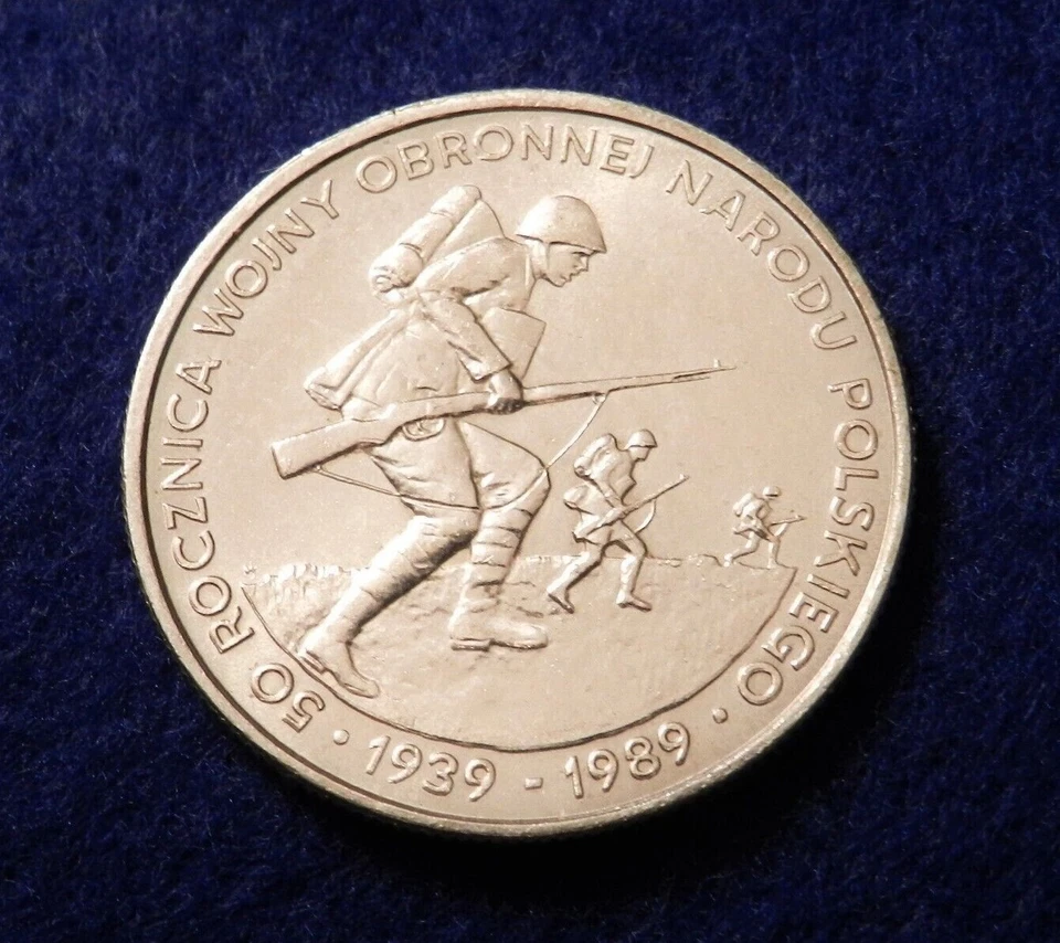 1989 Poland 500 Zlotych - 50th Anniversary - Beginning of WWII - See Pics - Image 3 of 3