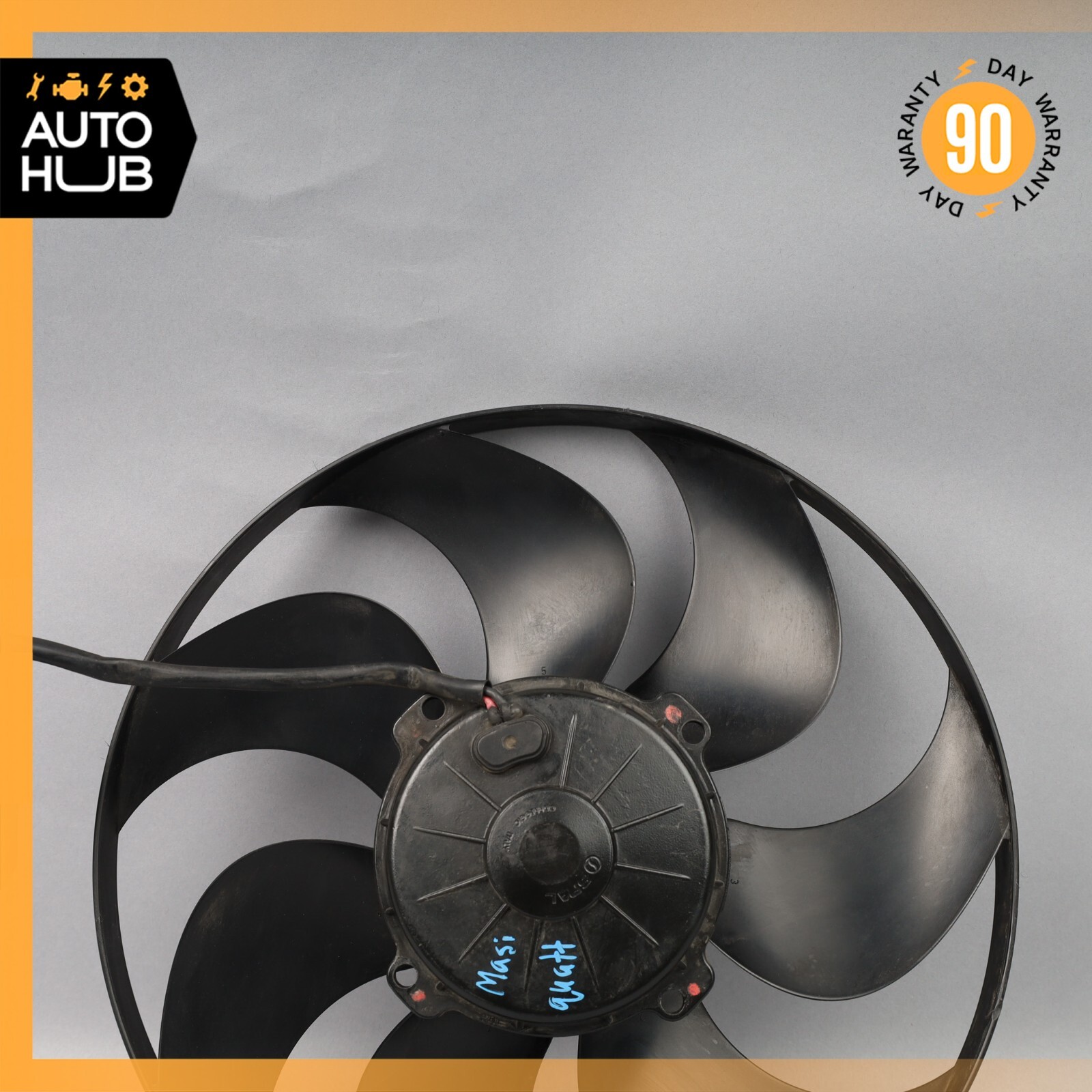 04-10 Maserati Quattroporte M139 Right Side Radiator Cooling Fan Motor OEM