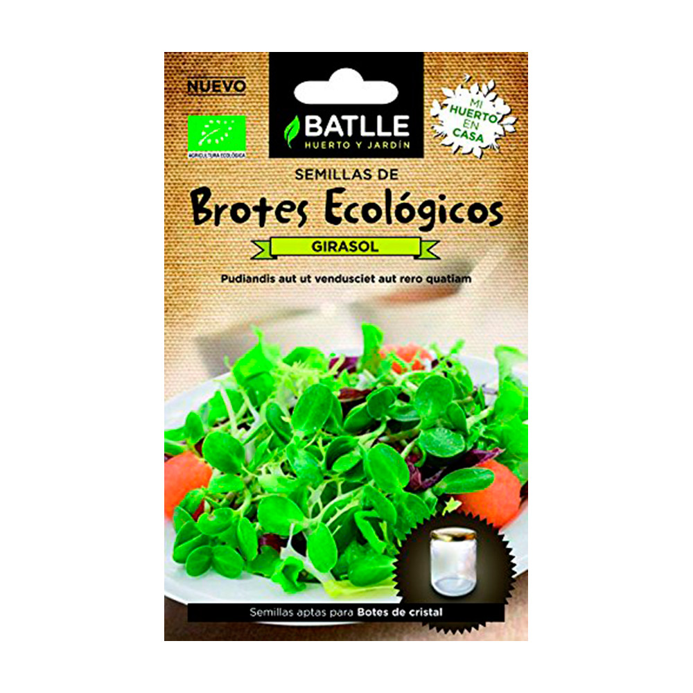 Semillas para Brotes Ecológicos Batlle de Girasol (27g)