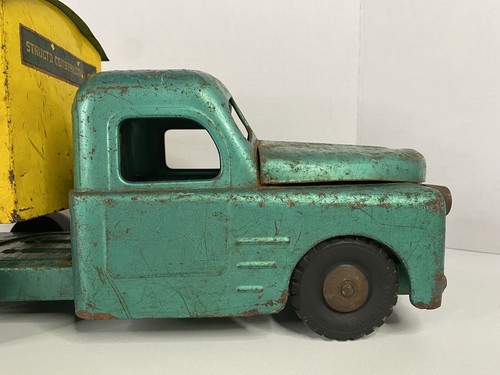 Vintage Structo Construction Co. Tin Mobile Steam Shovel Truck - Picture 10 of 16