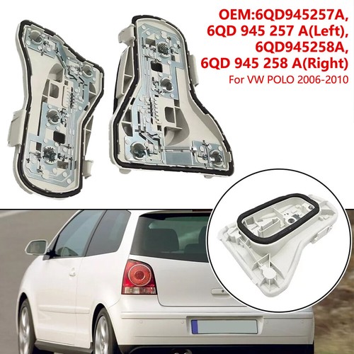 Rücklicht Glühbirnen Halter Tray Links/Rechts 6QD 945 257A-Für VW Polo 2006-2010 - Bild 6 von 23