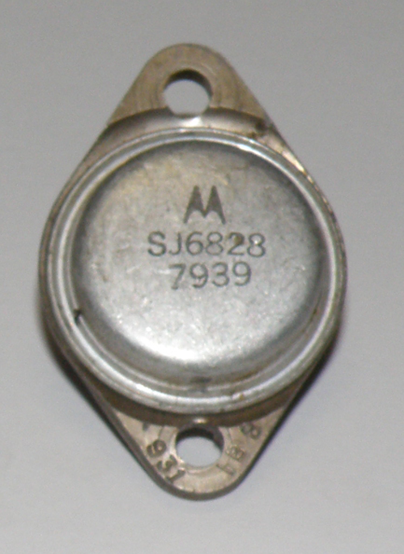 Transistor MOTOROLA SJ6828 NPN à haute linéarité pour une clarté sonore optimale