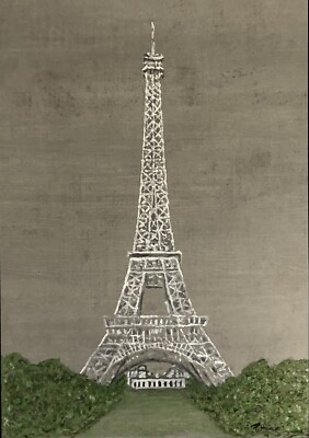 Original Ölgemälde Eiffelturm Paris Malerei Moderne Kunst Daniel Pultorak