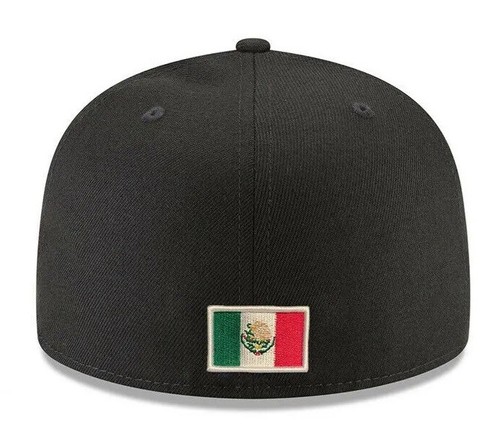 New Era Mexican National Baseball Team Black Red 2Tone Mexico 59FIFTY Fitted Cap - Picture 6 of 6
