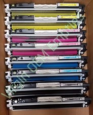 4 sets Virgin Genuine Empty HP CE310A - CE313A Toner Cartridges FREE SHIP 126A