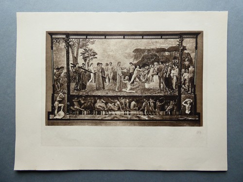 Max KLINGER (1857-1920) - Christus im Olymp, Kupferdruck 1910 - Bild 2 von 4