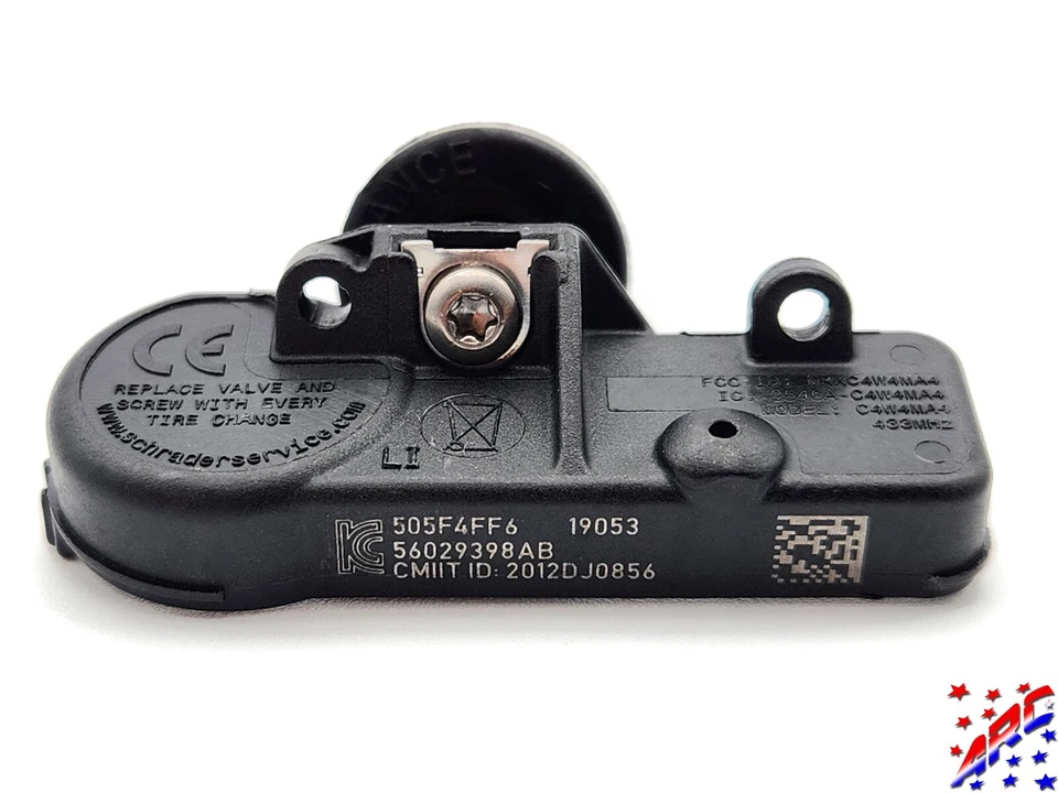 Juego completo de 4 sensores de presión de neumáticos TPMS Mopar 433 MHz originales OEM 56029398AB Foto 2 de 2