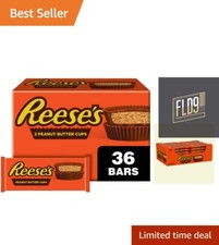 Milk Chocolate Peanut Butter Cups, Easter Candy Packs, 1.5 oz 36 Count