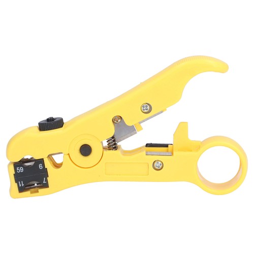 Coaxial Cable Stripper Coax Cable Crimper Networks Wire Stripper For RG59/6/11/7 - Photo 4/12