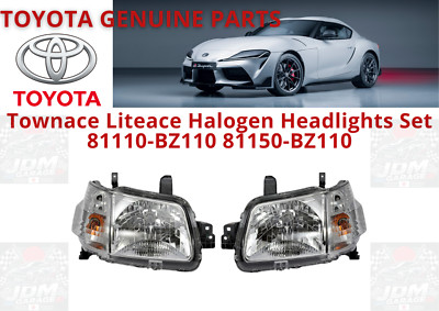 Toyota Genuine Townace Liteace Halogen Headlights Set 81110-BZ110 81150-BZ110