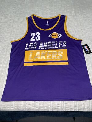 NBA Los Angeles Lakers Jersey. Lebron James. Brand New. Size X-Large. Purple.#23