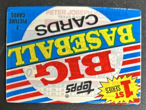 1988 Topps Big Baseball Card Pack 1st Series Pete Incaviglia Rangers Top Front