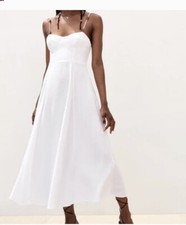 Zara White Summer Dress