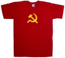 Soviet Union Russian Flag Hammer & Sickle T-Shirt