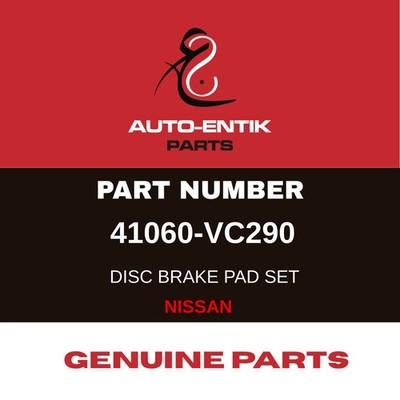 41060-VC290 | GENUINE PARTS FOR NISSAN | FRONT BRAKE PAD