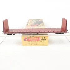 Roundhouse HO Missouri Pacific MP #82308 60' Bulkhead Flat Car Kit Built 1316