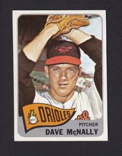 1965 Topps Card #249 Dave McNally - Orioles. NMT or Better
