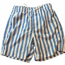 GAP Kids Blue White Striped Swim Shorts Size Large 10