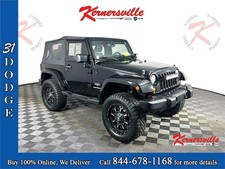 2013 Jeep Wrangler Sahara 4WD 2Dr SUV Black Customr ims v6 4 seats 4x4 Tow KCDJR