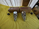 NOS 1961 62 FORD GALAXIE FRONT BUMPER GUARDS C1AB 17A810 A C1AB 17A811 A FOMOCO