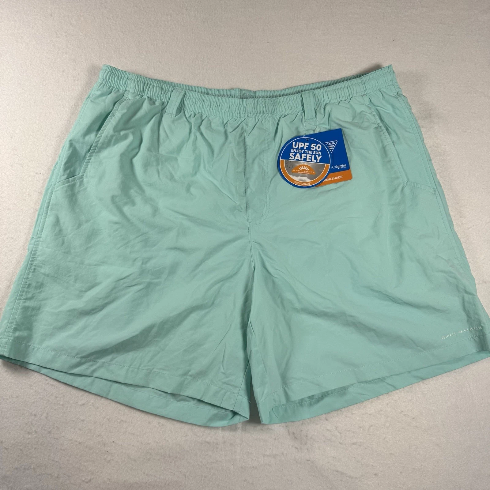 Columbia Men’s XXL Backcast III Water Shorts Turquoise NWT