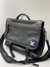 LUGGAGE LABEL 2-way Shoulder bag -- BLK Solid color from Japan