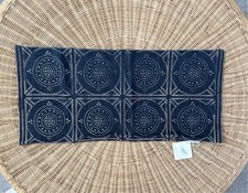 NEW Serena Lily Camille Mosaic Pillow Cover 14 x30 -Indigo Blue