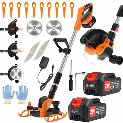 Bedee Akku Rasentrimmer Elektro Motorsense Grasschneider Freischneider Trimmer