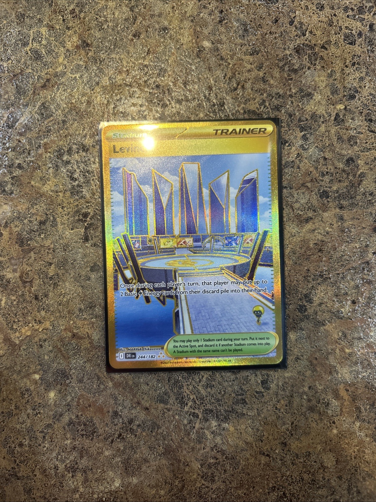 244 182 pokemon card Pokemon Scarlet and Violet Paradox Rift Tulip #244/182 Full Art Ultra Rare  Holo Trading Card