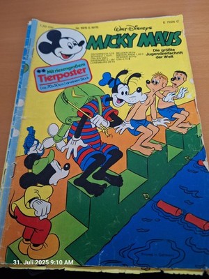 Micky Maus Heft Nummer 19 vom 08.05.1976