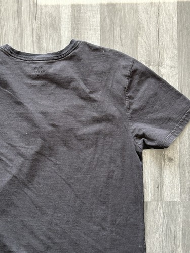 Oakley XL Slim Fit (M/L) Black Grey Embroidered Centre Logo T-Shirt Tee Top 2016 - Picture 6 of 9