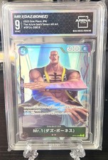 Mr.1 Daz Bonez - 2025 One Piece Japanese OP14-090 R  Alt Art AC graded 9 Mint🔥