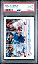 2022 Topps PEREZ/SHOHEI OHTANI/V GUERRERO JR #48 PSA 10 GEM MT