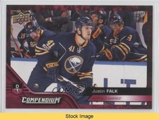 2016-17 Upper Deck Compendium Red Justin Falk #624 READ l1s