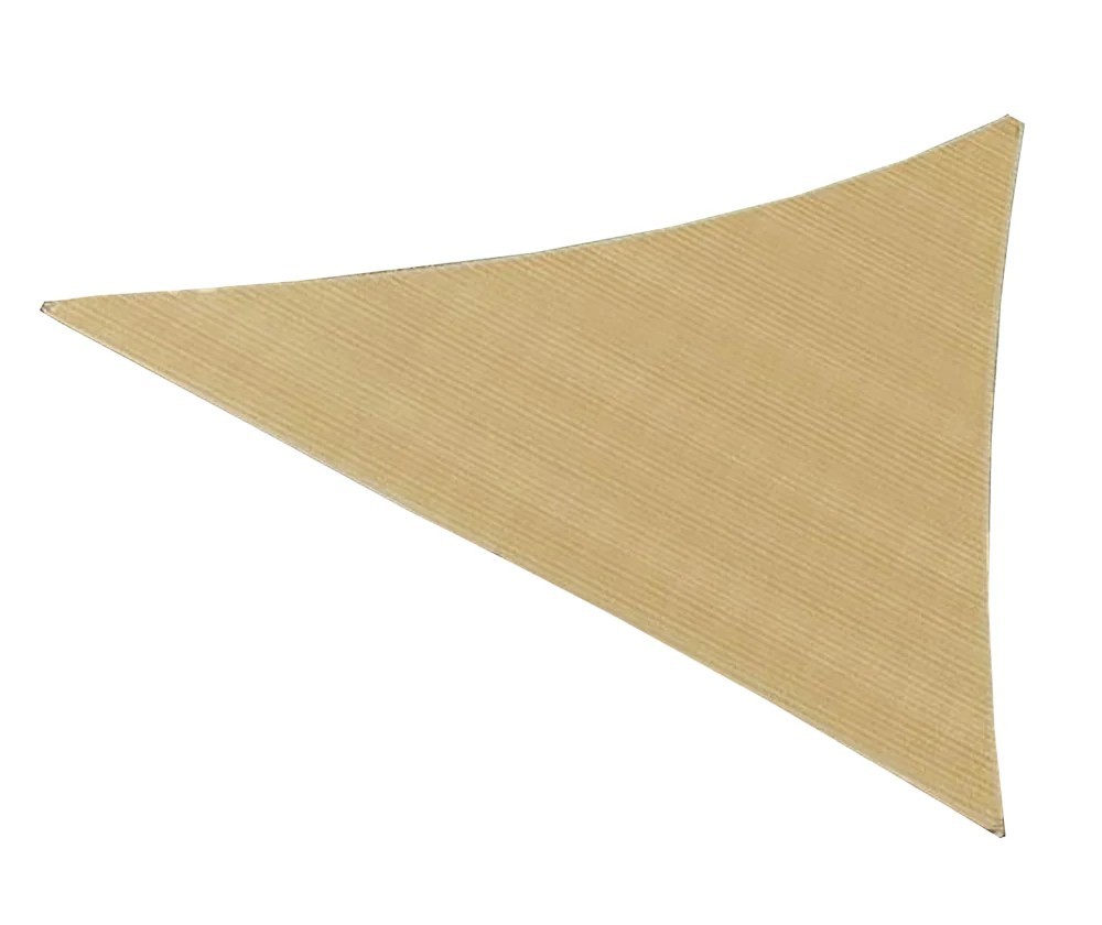 HD Designs Outdoors Triangle Sun Shade - Taupe - 142 in X 142 in X 142 in