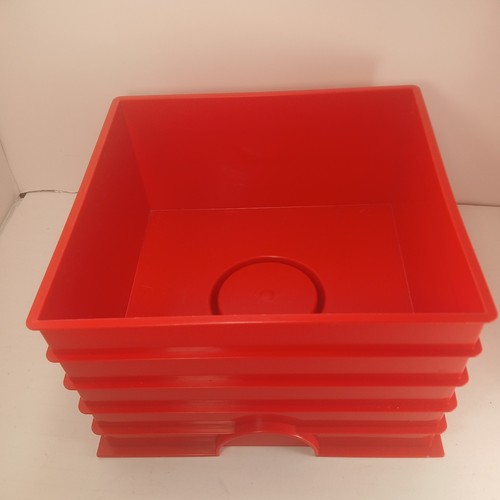 Lego Storage Container 10x10x6 Capacity Red Brick Collectable 2014 - Picture 4 of 6